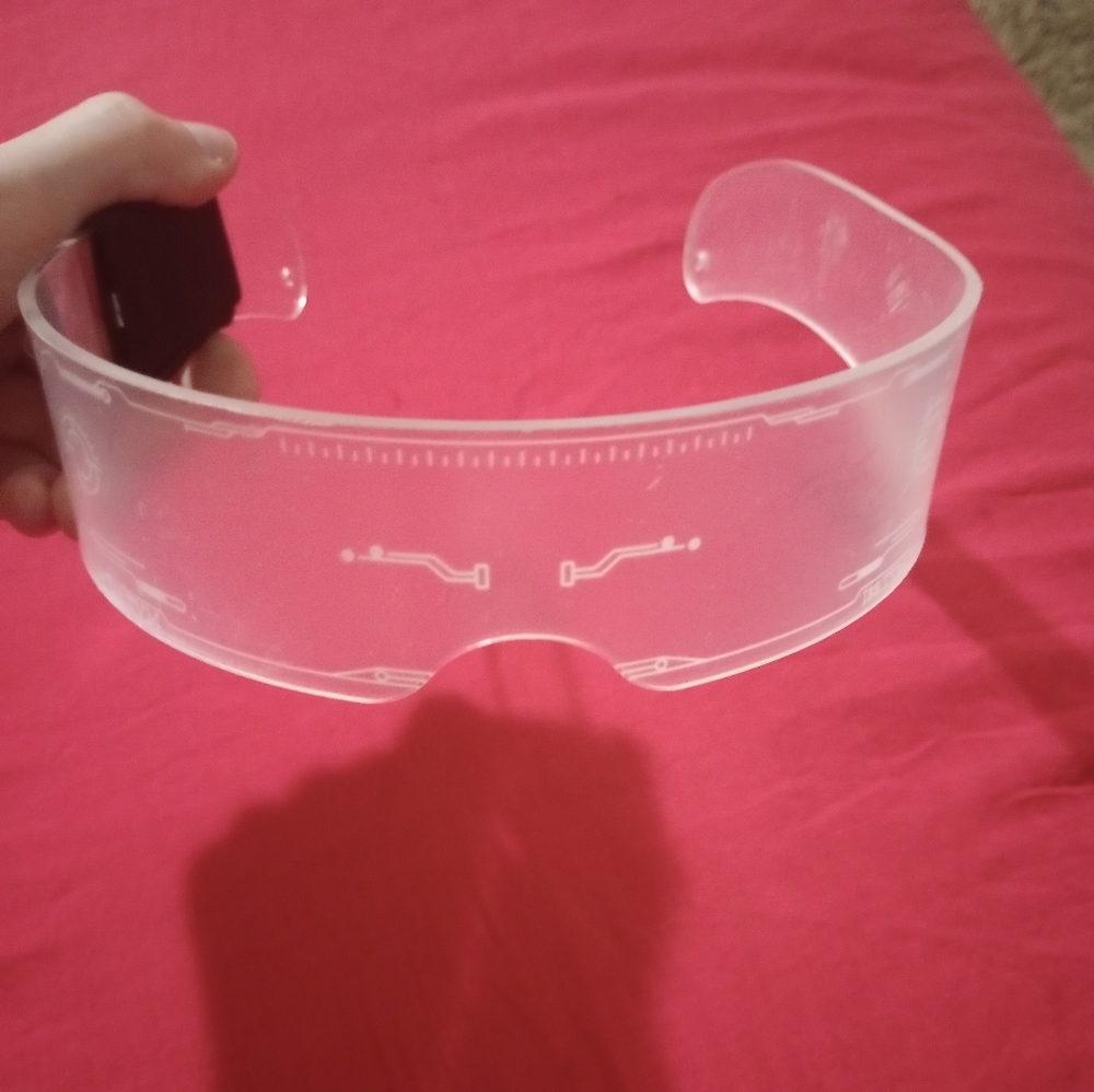 LED glasses.